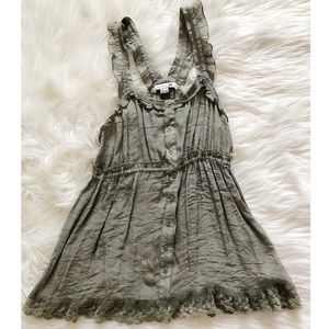 Forever 21 babydoll tank with lace